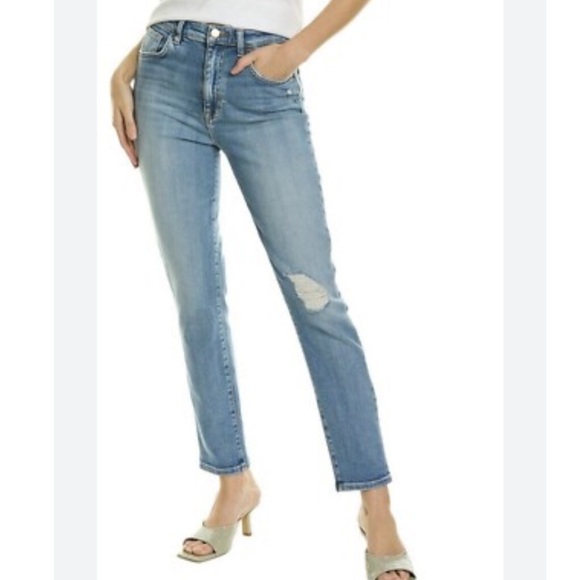 Current/Elliott jeans high rise cigarette jeans Shetland Blue size 28 - Picture 1 of 12